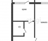 1-комн, 33кв м, этаж 1/5 ул Боровая, 30