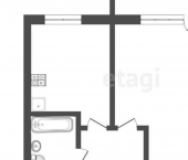 1-комн, 35кв м, этаж 3/10 Студенческий проезд, 31