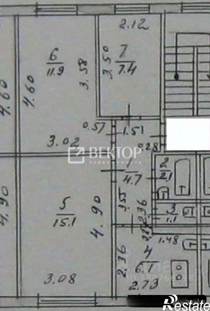 2-комн квартира ул Парковая, 15,  д. 15