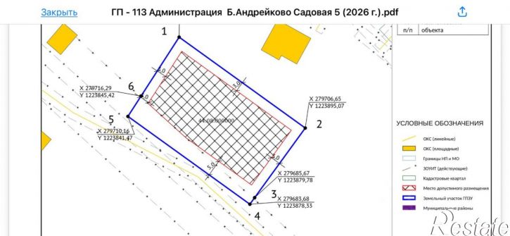 Земельный участок