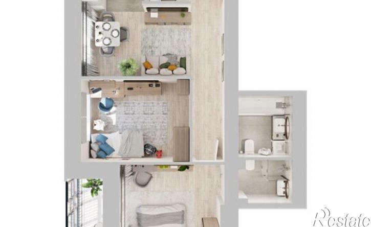2-комн квартира в новом доме Кострома, Бульварная улица, 5