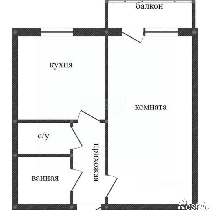 1-комн квартира городской округ Кострома