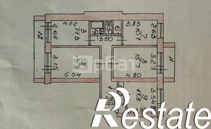 4-комн квартира Пионерская улица, 35,  д. 35